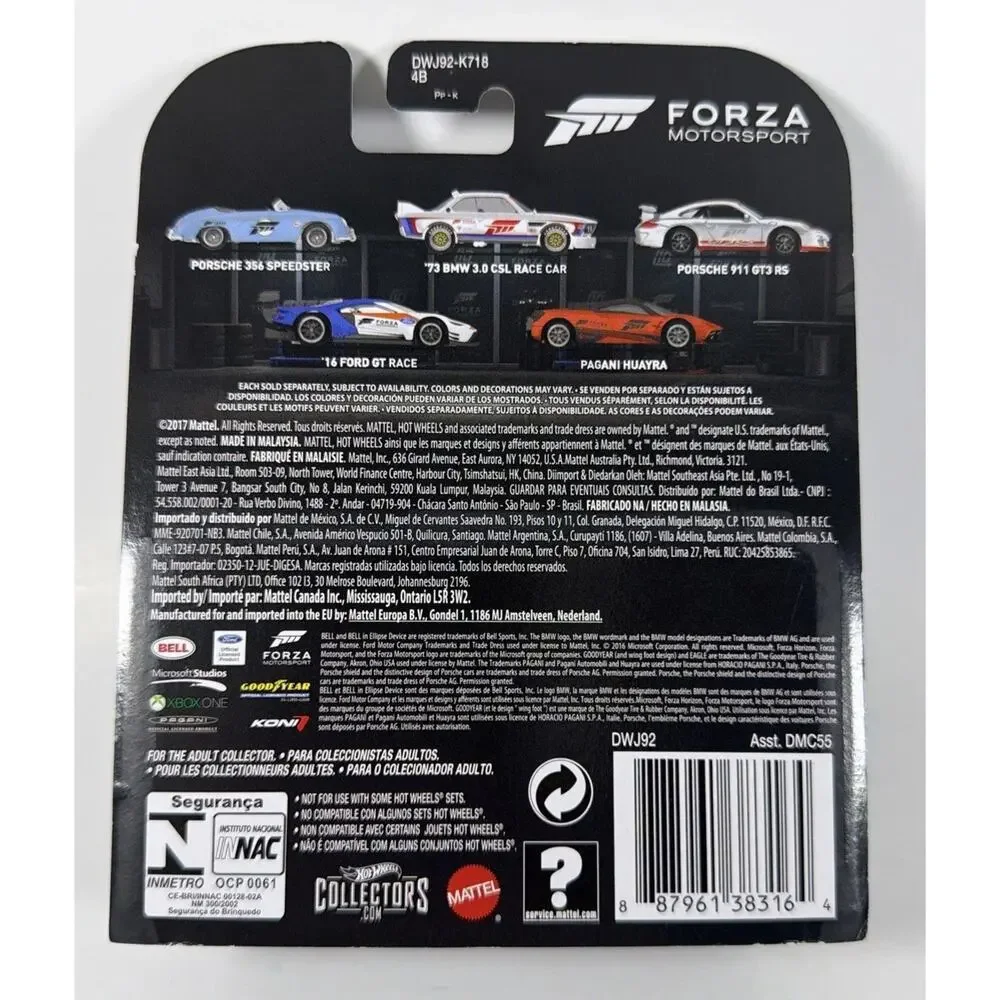 Hot Wheels Forza Motorsport 2016 - 5 Car Set - Open Box